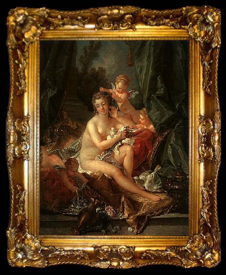 framed  Francois Boucher The Toilet of Venus, ta009-2